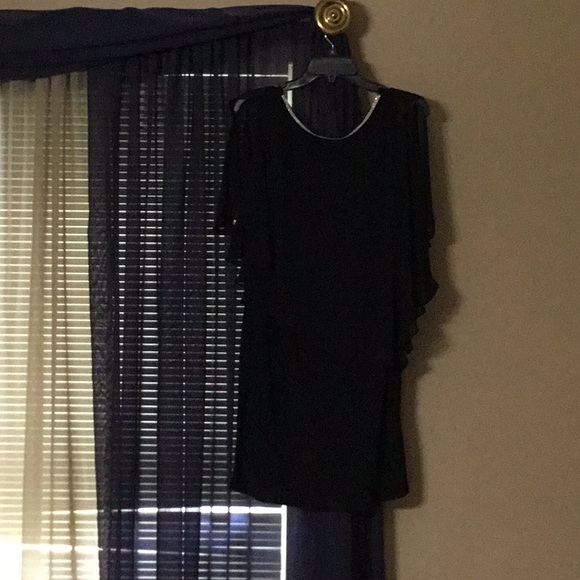 NWT Elegant Holiday or Special Event Black Dress. - Picture 2 of 7
